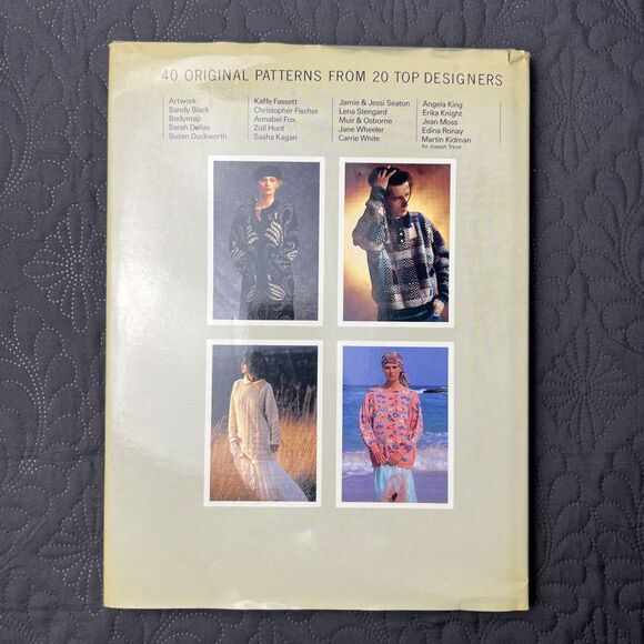 1987 ROWAN'S SUMMER & WINTER KNITTING HARDCOVER BOOK BY STEPHEN SHEARD VTG GIFT - Picture 2 of 6